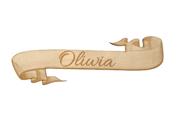 Baner imiennik szyld na drzwi z dowolnym grawerem 10-15cm