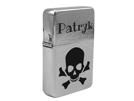 Zapalniczka benzynowa chrom GRAWER na prezent