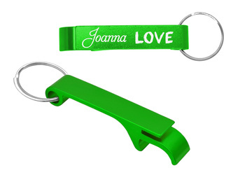 Brelok do kluczy metal otwieracz do butelek GRAWER