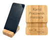 Bambusowy stojak podstawka na telefon GRAWER 