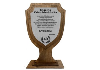 Statuetka prezent na urodziny jubileusz GRAWER