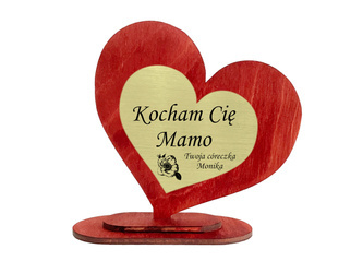 Statuetka SERCE GRAWER na dzień mamy prezent