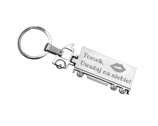 Brelok do kluczy ciężarówka TIR pudełko GRAWER