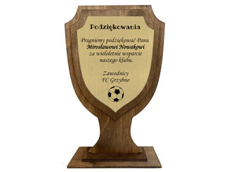 Statuetka podziękowanie dla trenera prezent GRAWER