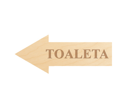 Drewniana tabliczka strzałka z dowolnym grawerem kierunkowa drogowskaz