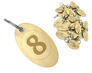 50 x Brelok do kluczy szatnia numer szafki GRAWER