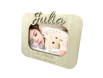 Ramka na zdjęcie z imieniem GRAWER 10x15 prezent