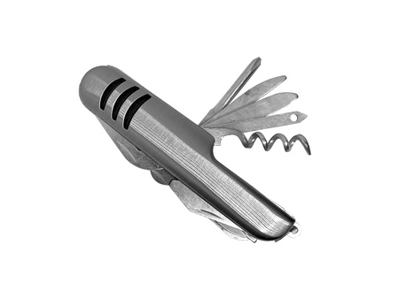 Scyzoryk multitool z GRAWEREM na prezent metalowy podręczny gadżet dla taty