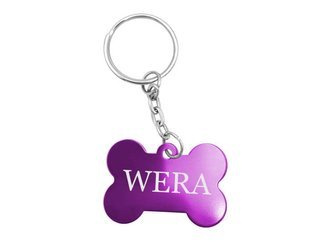 Identyfikator dla psa adresówka kość fiolet GRAWER