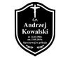 200x150mm \ czarny-biały \ kształt tarczy 2