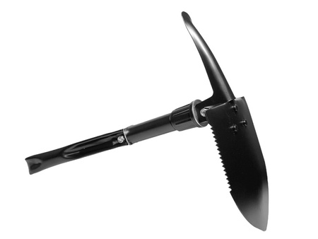 Saperka, kilof, piła składana z pokrowcem survival