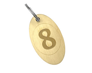 Brelok do kluczy szatnia numer szafki z GRAWEREM