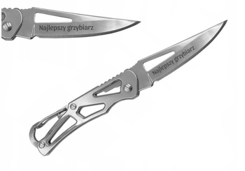 Nóż składany scyzoryk karabińczyk z GRAWEREM 