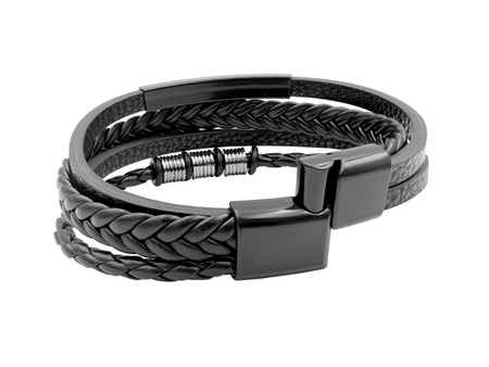 Bransoletka męska z grawerem – prezent dla mężczyzny stal szlachetna