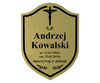 200x150mm \ Złoty \ kształt tarczy 2