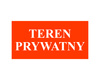 TEREN PRYWATNY grawerowana tabliczka ostrzegawcza20x10cm 