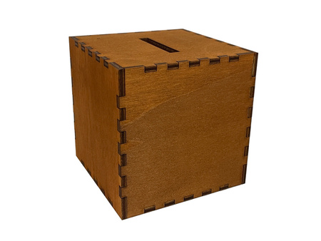 Drewniana skarbonka decoupage GRAWER prezent imię