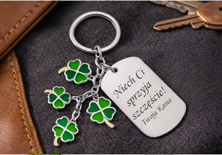 Brelok do kluczy KONICZYNKI nieśmiertelnik GRAWER