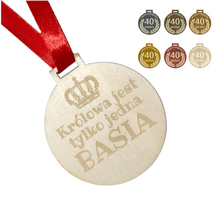 Medal na prezent GRAWER różne kolory 