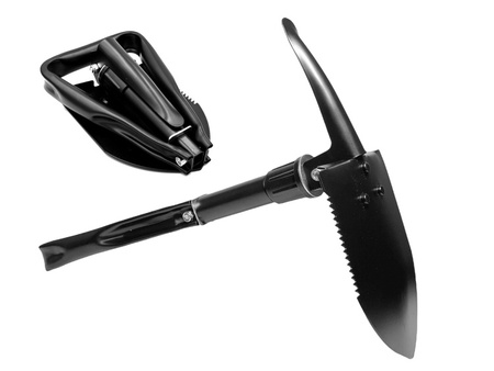 Saperka, kilof, piła składana z pokrowcem survival