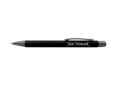 Długopis z Twoim GRAWEREM prezent czarny